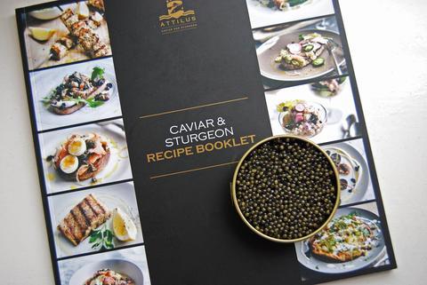 NUEVO LIBRO DE RECETAS DE CAVIAR Y ESTURIÓN